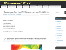 Tablet Screenshot of ltv-neukirchen.de